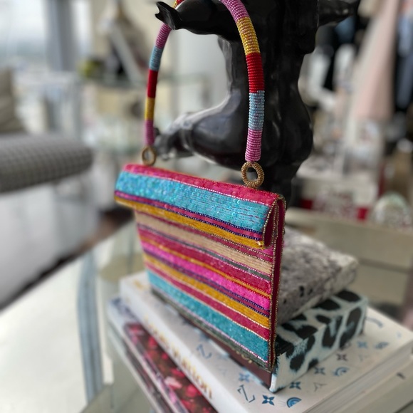 Absolutely stunning one of a kind Nina Gill vintage purse - Picture 8 of 15